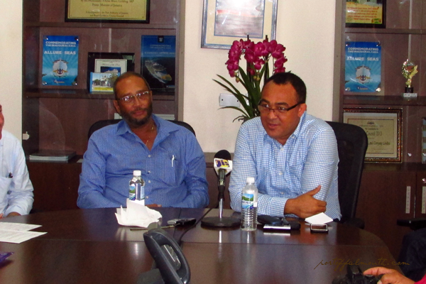 Chairman for Health & Wellness Foundation Mr. Howard Mitchell and Hon. Minister Christopher Tufton speak on benefits to the local health sector.